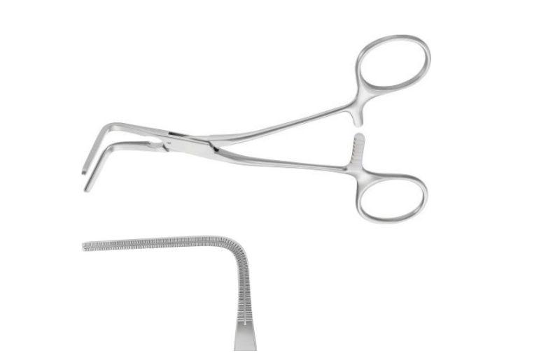 КУЛІ ПЕДІАТРИЧН. ЗАТИСКАЧ 90° 37MM JAW 150MM